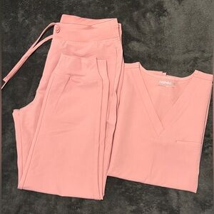 Mandala Scrubs set in color Dusty Pink